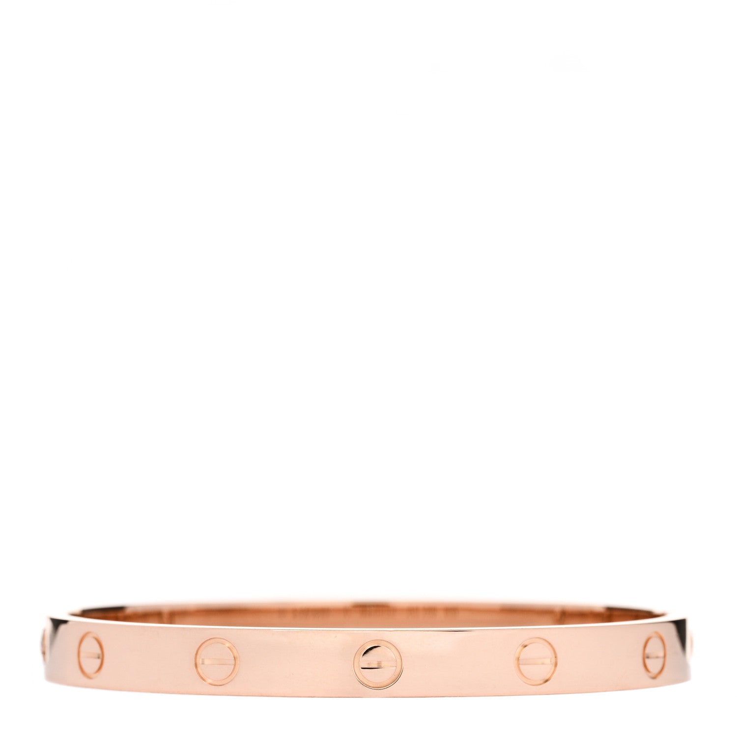 Cartier 18K Pink Gold LOVE Bracelet 17 2 of 6