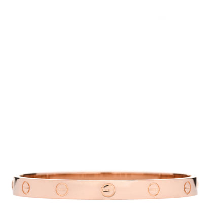 Cartier 18K Pink Gold LOVE Bracelet 17 2 of 6