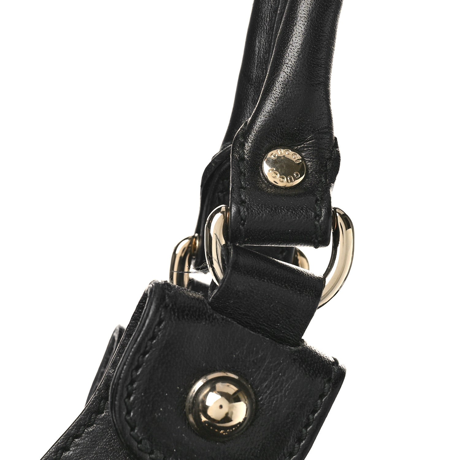 Gucci Monogram Studded Pelham Medium Tote Black 10 of 10