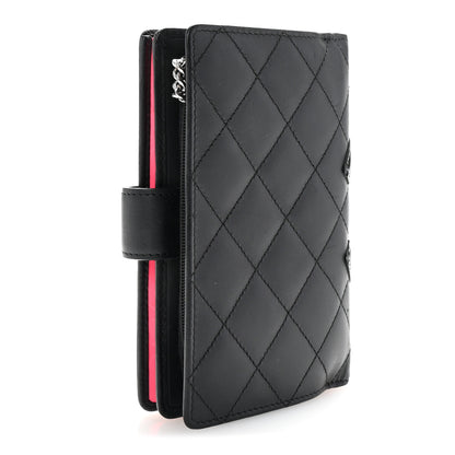 Chanel Calfskin Cambon Zipped Pocket Wallet Black 3 of 9