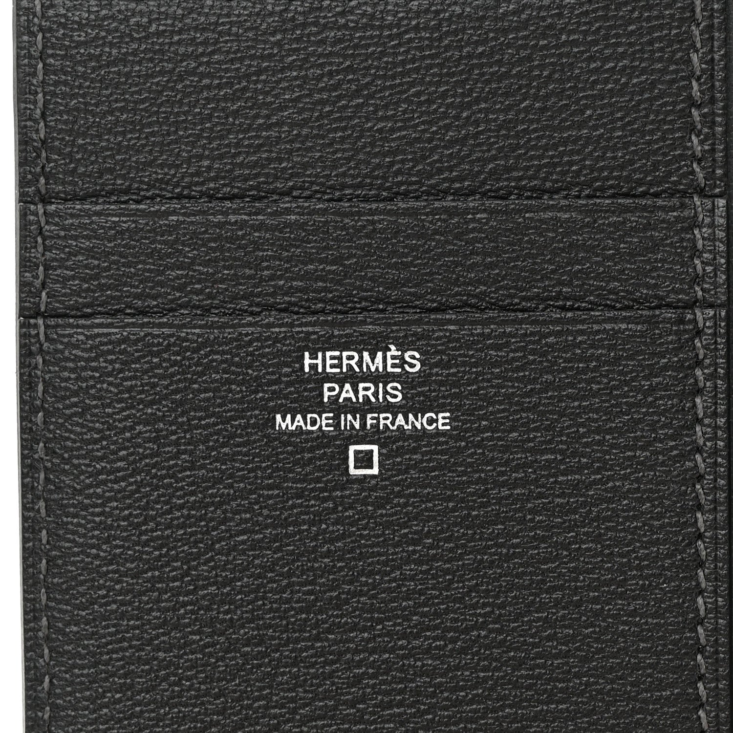 Hermes Matte Alligator MC2 Euclide Card Holder Graphite 6 of 9