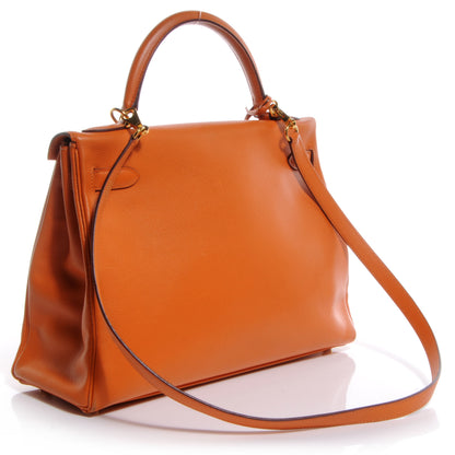 Hermes Epsom Kelly Retourne 28 Orange 3 of 11