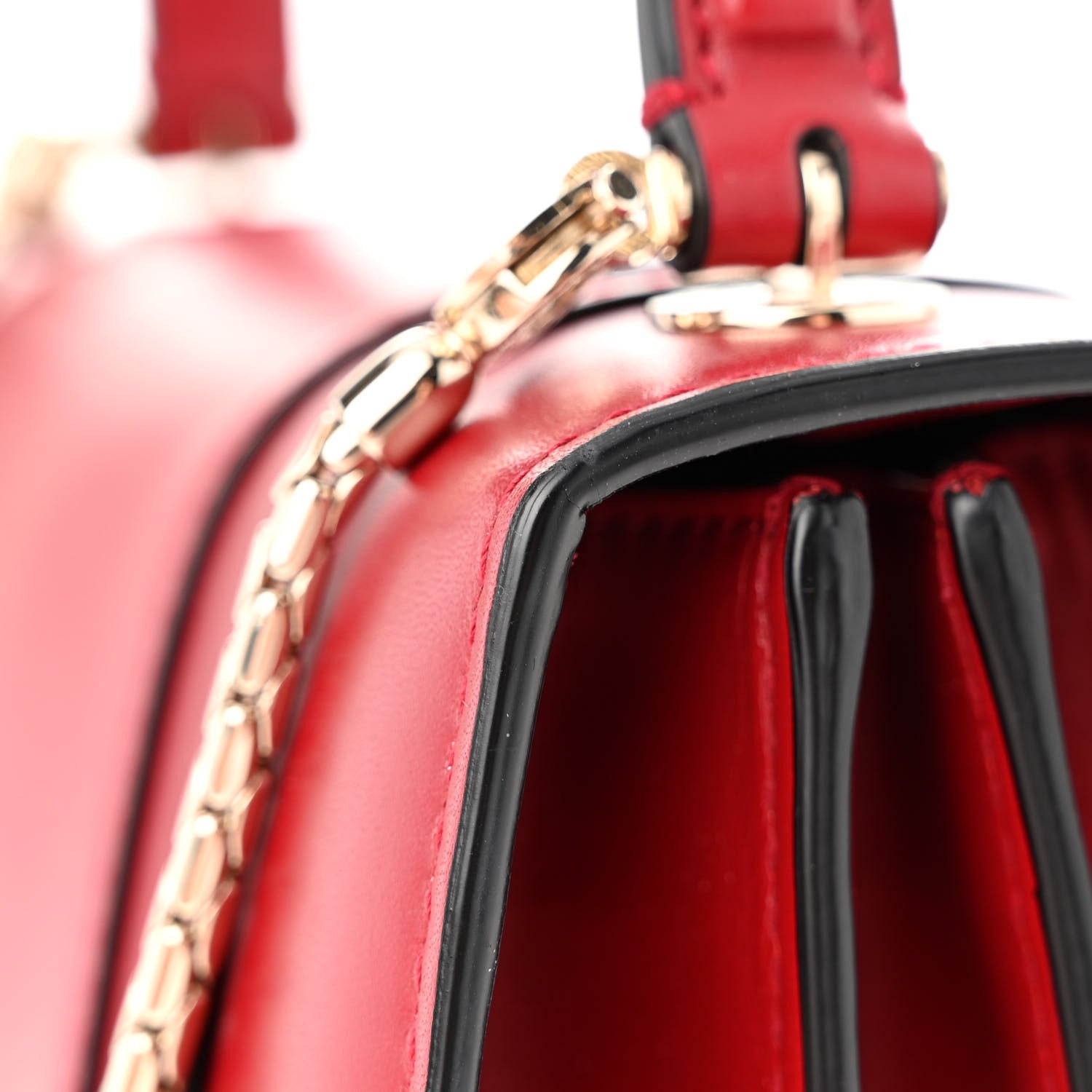 Bulgari Calfskin Serpenti Forever Top Handle Red 11 of 11