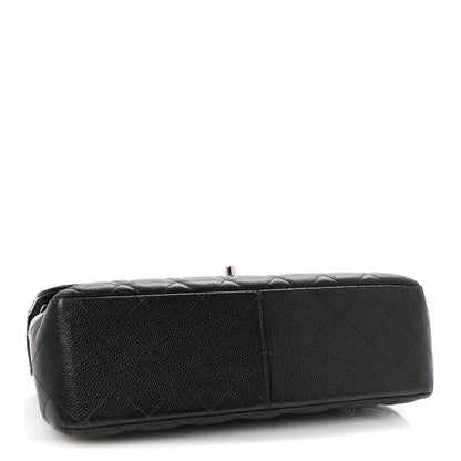 Chanel Caviar Quilted Jumbo Double Flap Black 4 of 10