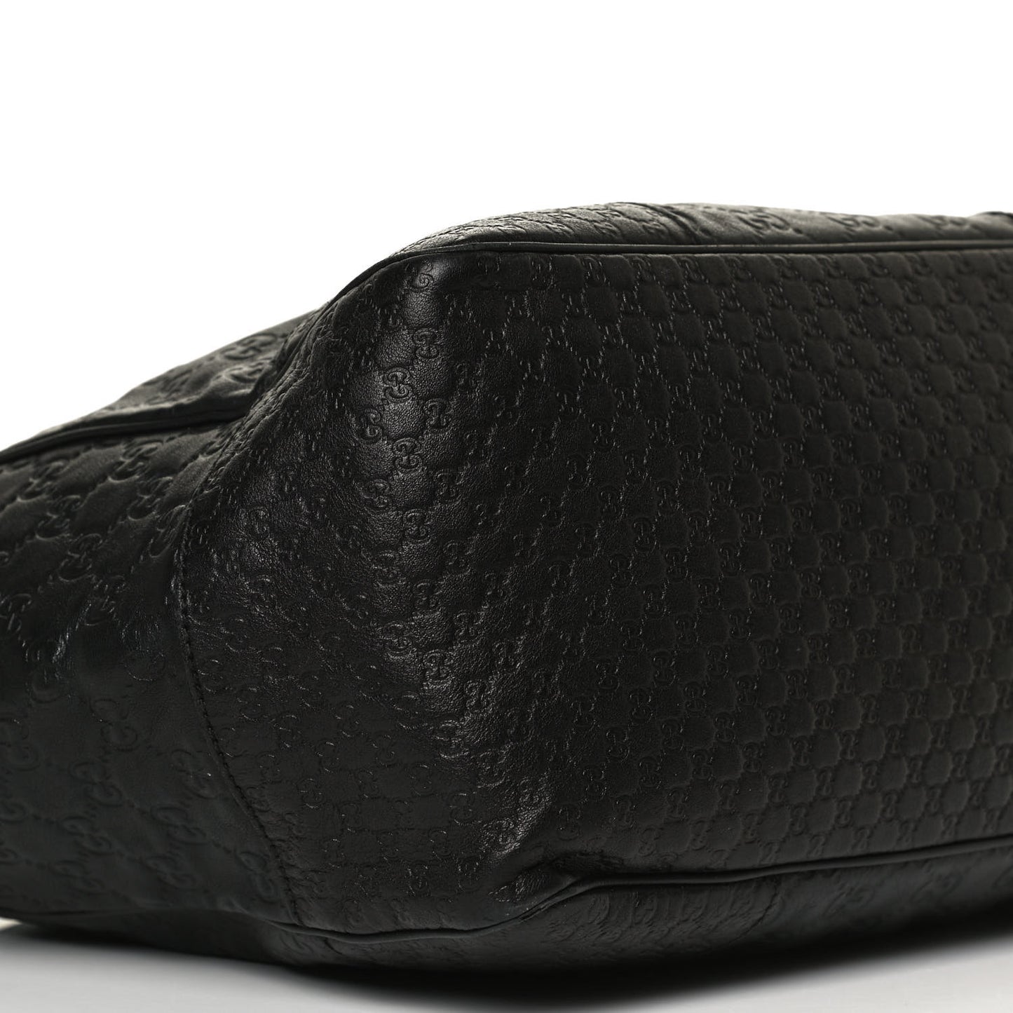 Guccissima Medium Bree Zippered Tote Black
