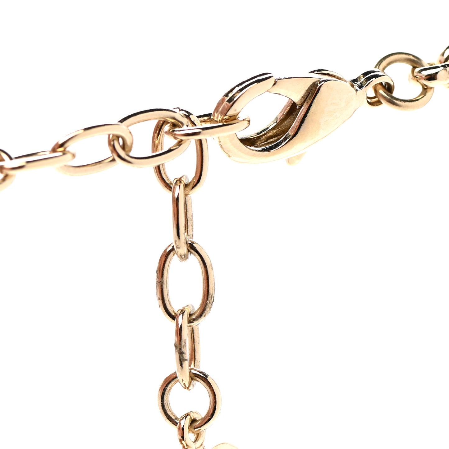 Pearl Monte-Carlo Nights CC Pendant Necklace Gold
