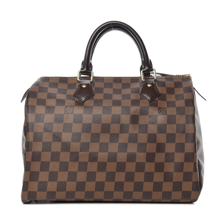 Louis Vuitton Damier Ebene Speedy 30 1 of 10