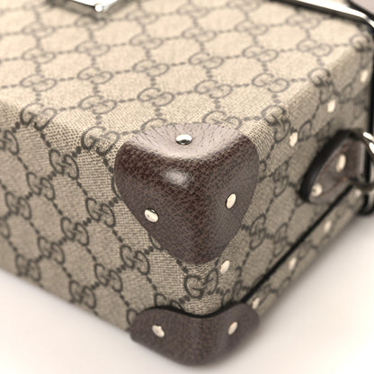 Gucci GG Supreme Monogram Globe-Trotter Beauty Case Brown 10 of 14