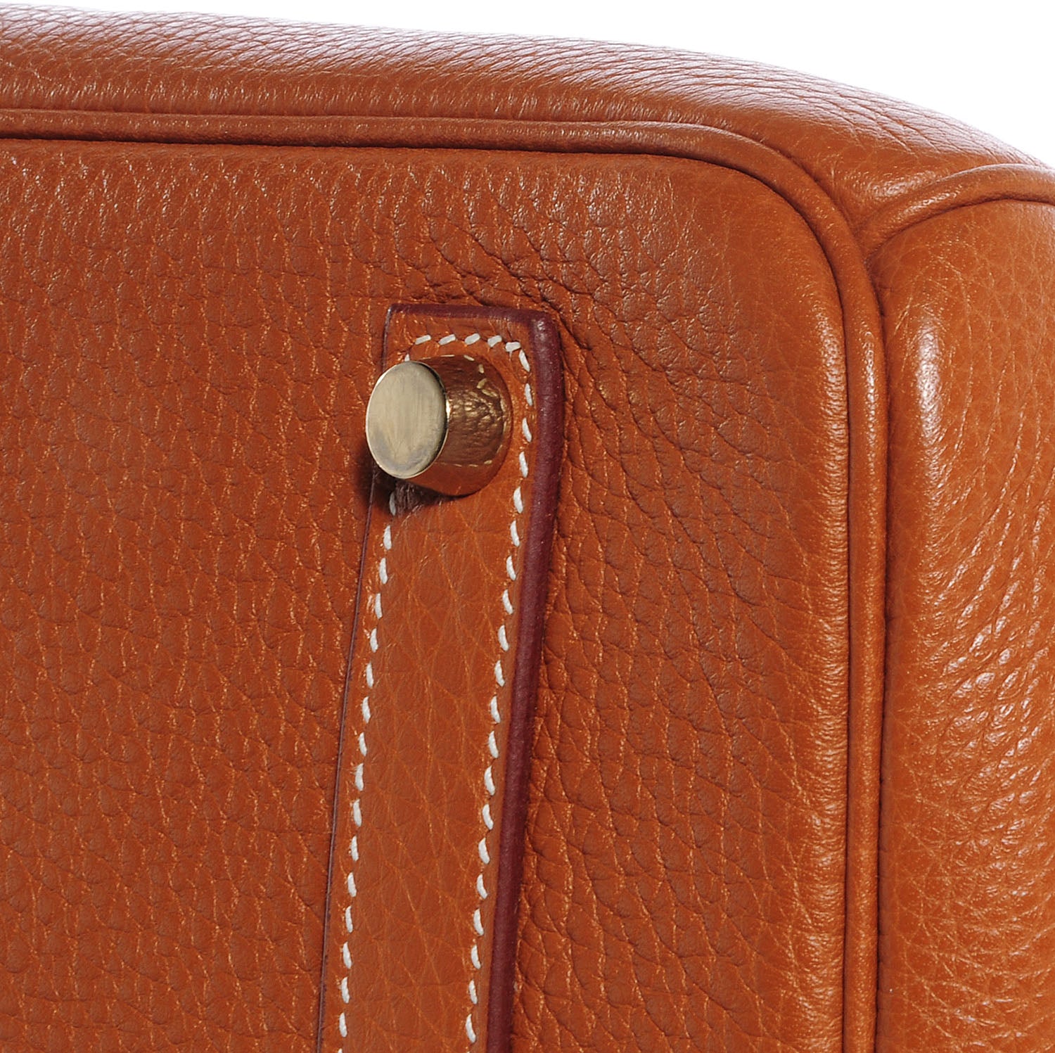 Hermes Taurillon Clemence Birkin 35 Gold 22 of 23