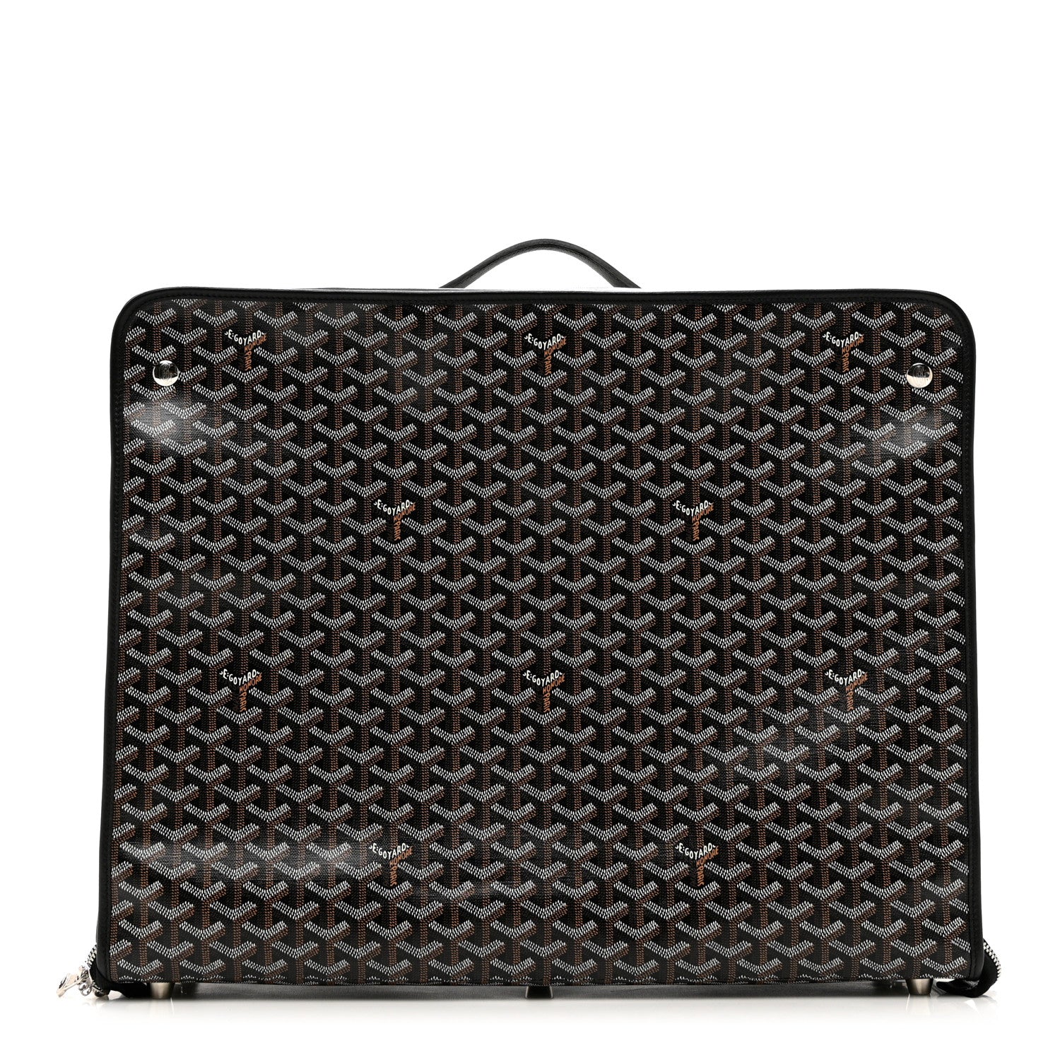 Goyard Goyardine Caravelle 50 Folding Suitcase Black 1 of 7