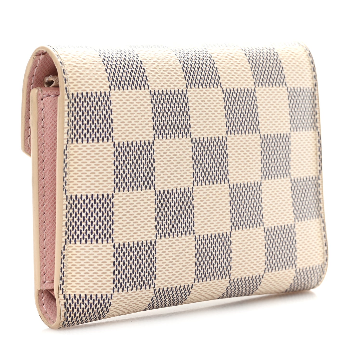 Damier Azur Victorine Wallet Rose Ballerine