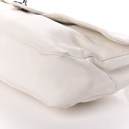Chanel Lambskin Large Soft and Chain Flap White 11 of 12