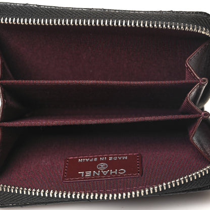 Chanel Caviar Quilted Zip Coin Purse Black 5 of 7