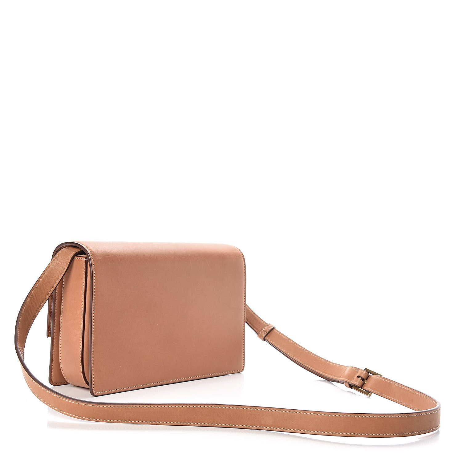 Saint Laurent Calfskin Medium Bellechasse Satchel Brown 3 of 12