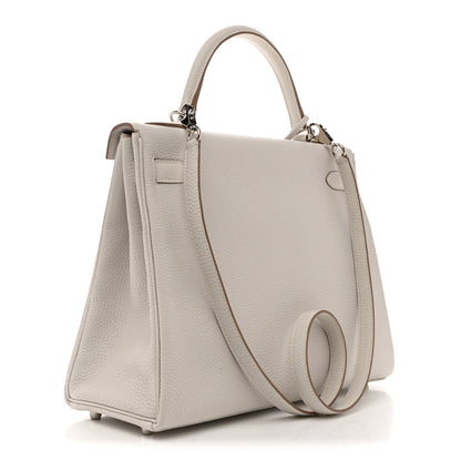 Hermes Togo Kelly Retourne 32 Gris Pale 3 of 13