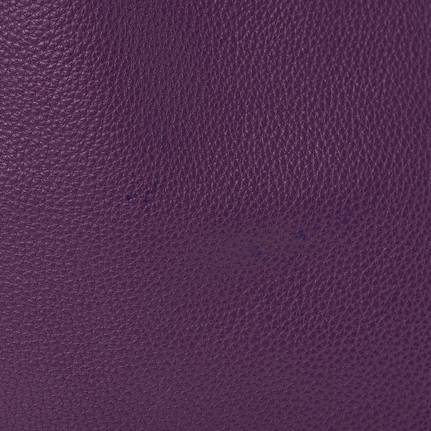 Hermes Taurillon Clemence Double Sens 45 Reversible Tote Bleu Zanzibar Ultraviolet 16 of 17