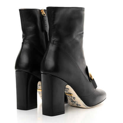 Gucci Malaga Kid GG Victoire 95mm Ankle Boots 36.5 Black 4 of 11
