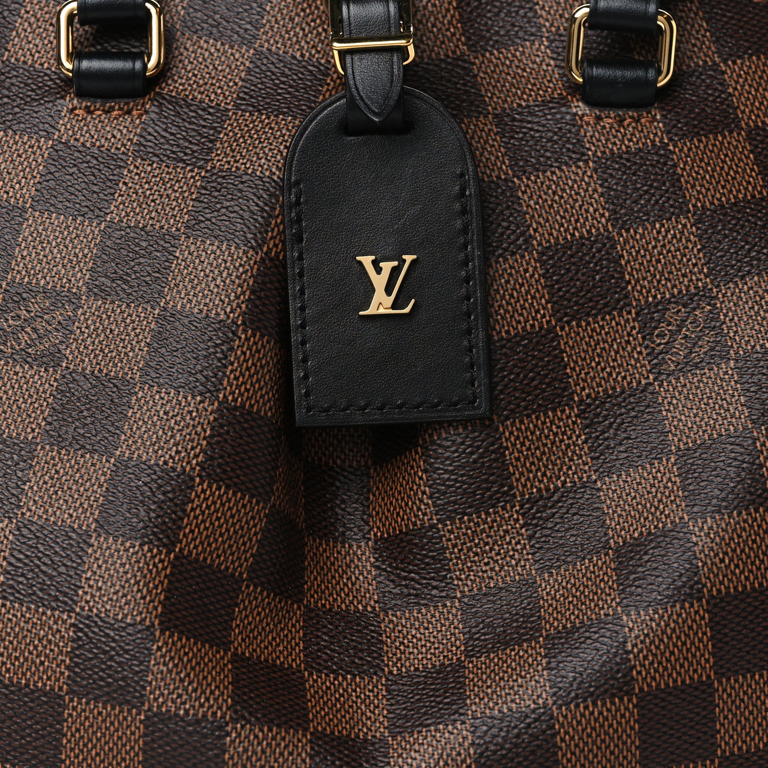 Louis Vuitton Damier Ebene Odeon Tote PM Black 7 of 10