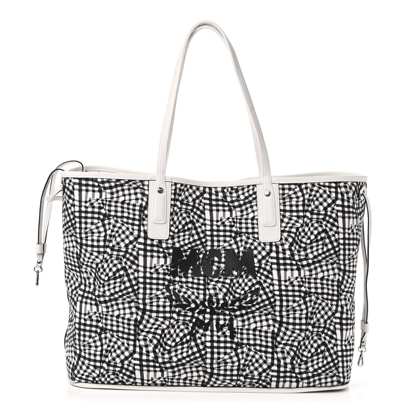 Visetos Large Liz Reversible Shopper Tote White
