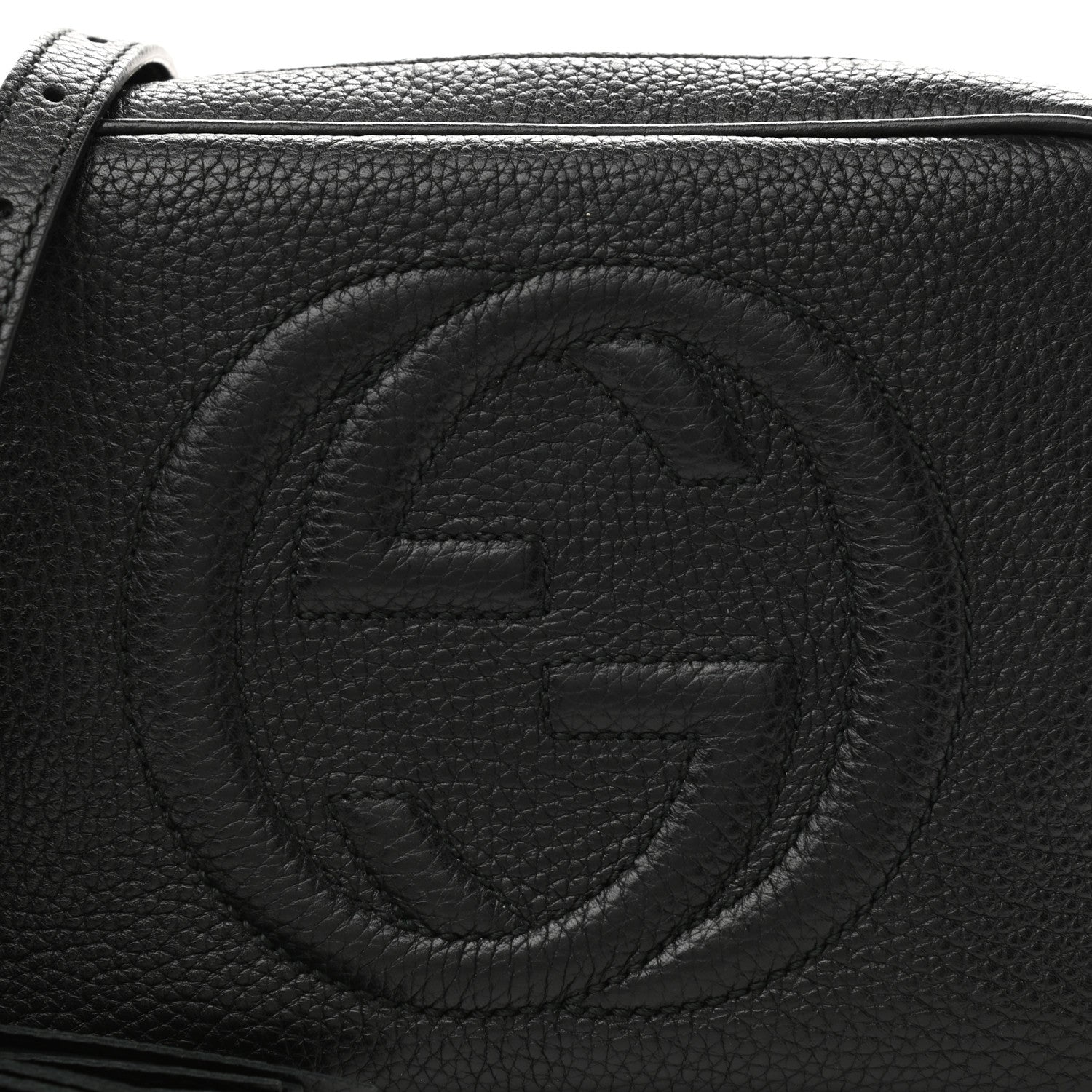 Gucci Pebbled Calfskin Small Soho Disco Bag Black 10 of 12