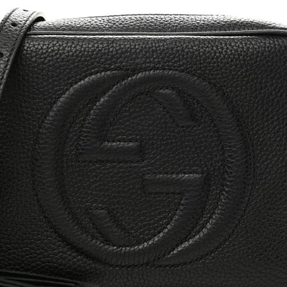 Gucci Pebbled Calfskin Small Soho Disco Bag Black 10 of 12
