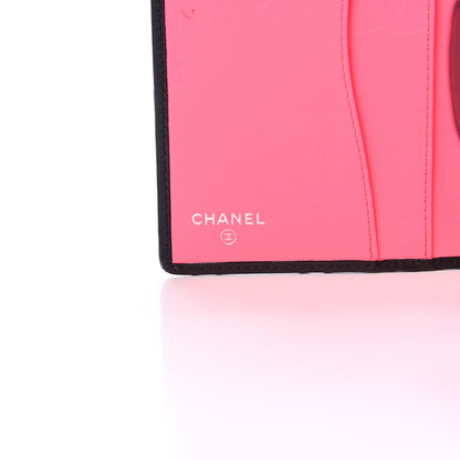 Chanel Calfskin Quilted Small Cambon Agenda Planner Black White 5 of 10