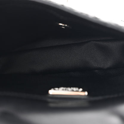 Chanel Sequins Chevron Mini Rectangular Flap Black Blue 5 of 11