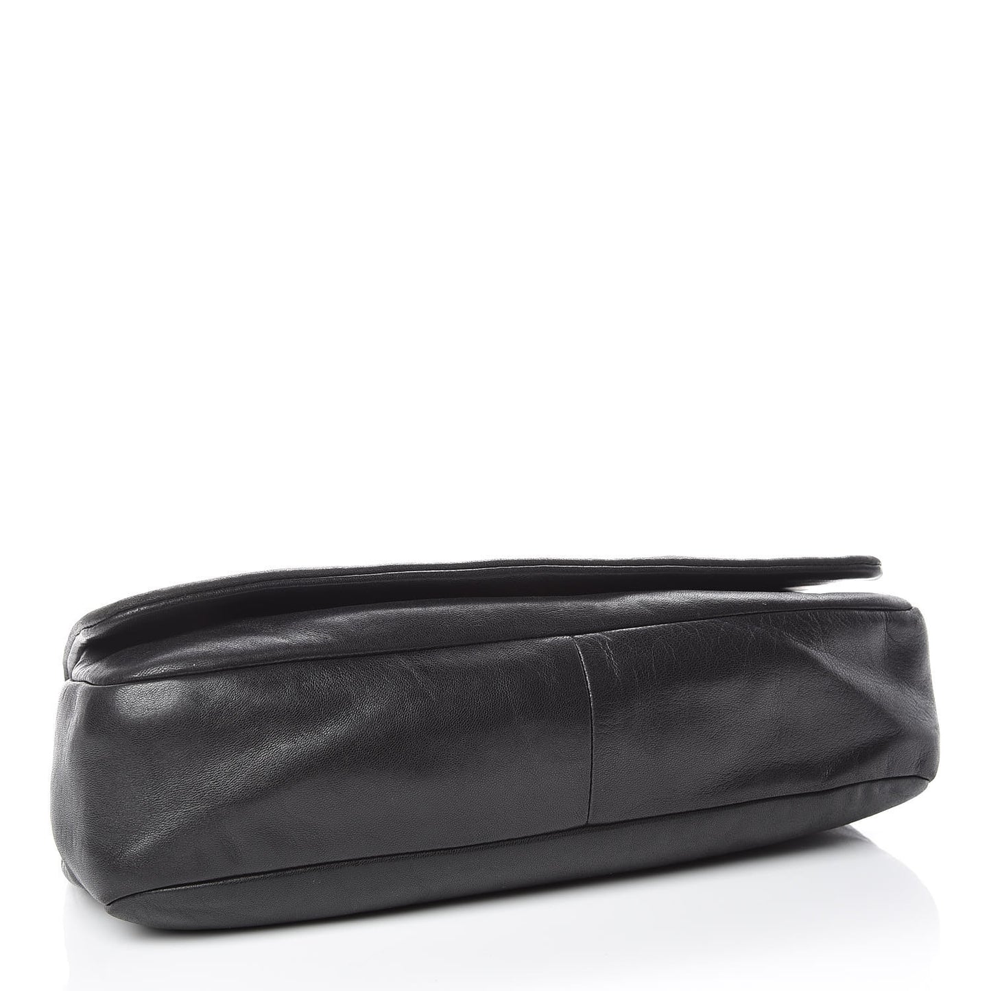 Lambskin Studded CC East West Flap Black