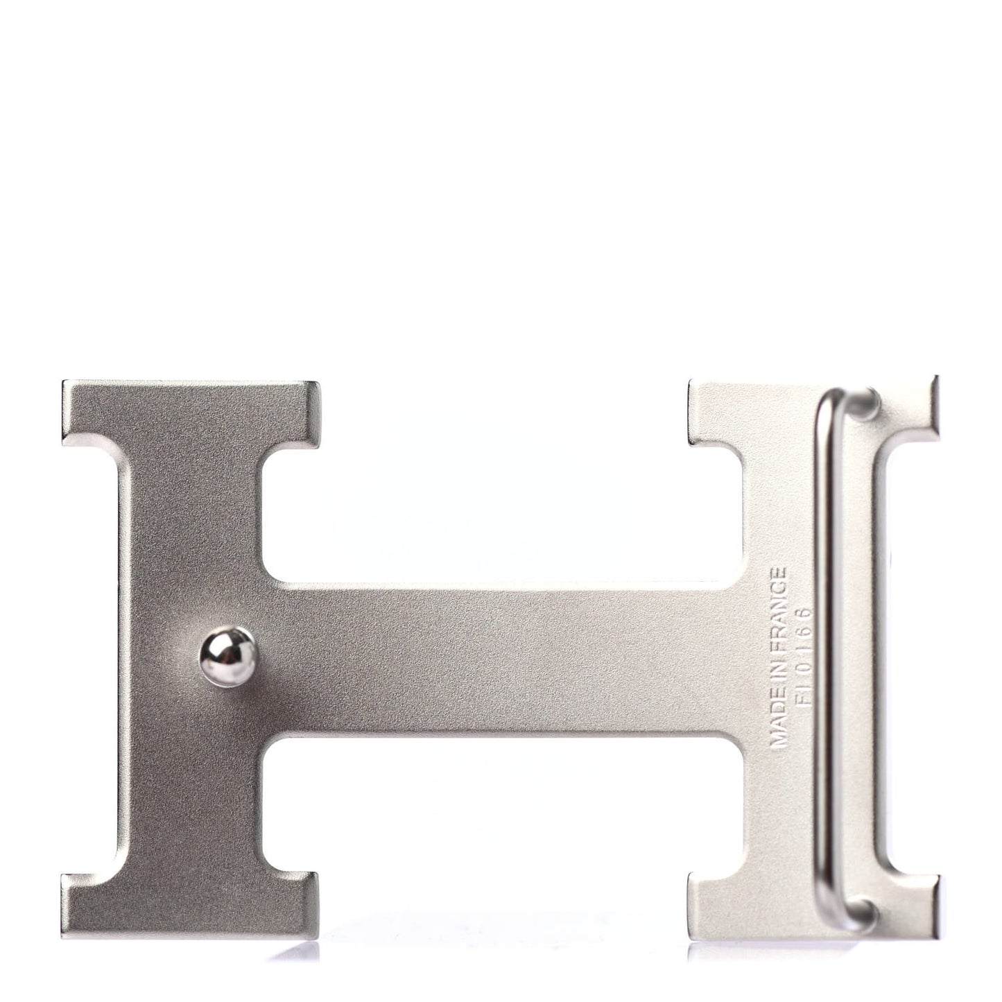 Brushed Palladium 32mm H Belt Buckle