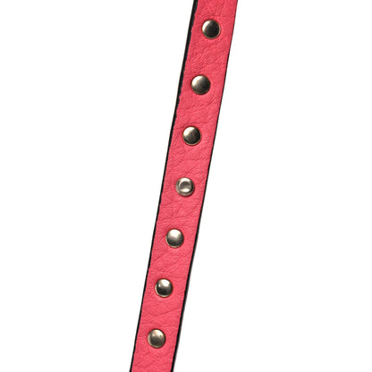 Valentino Garavani Pebbled Calfskin Medium Rockstud Tote Fuxia Fluo 16 of 16