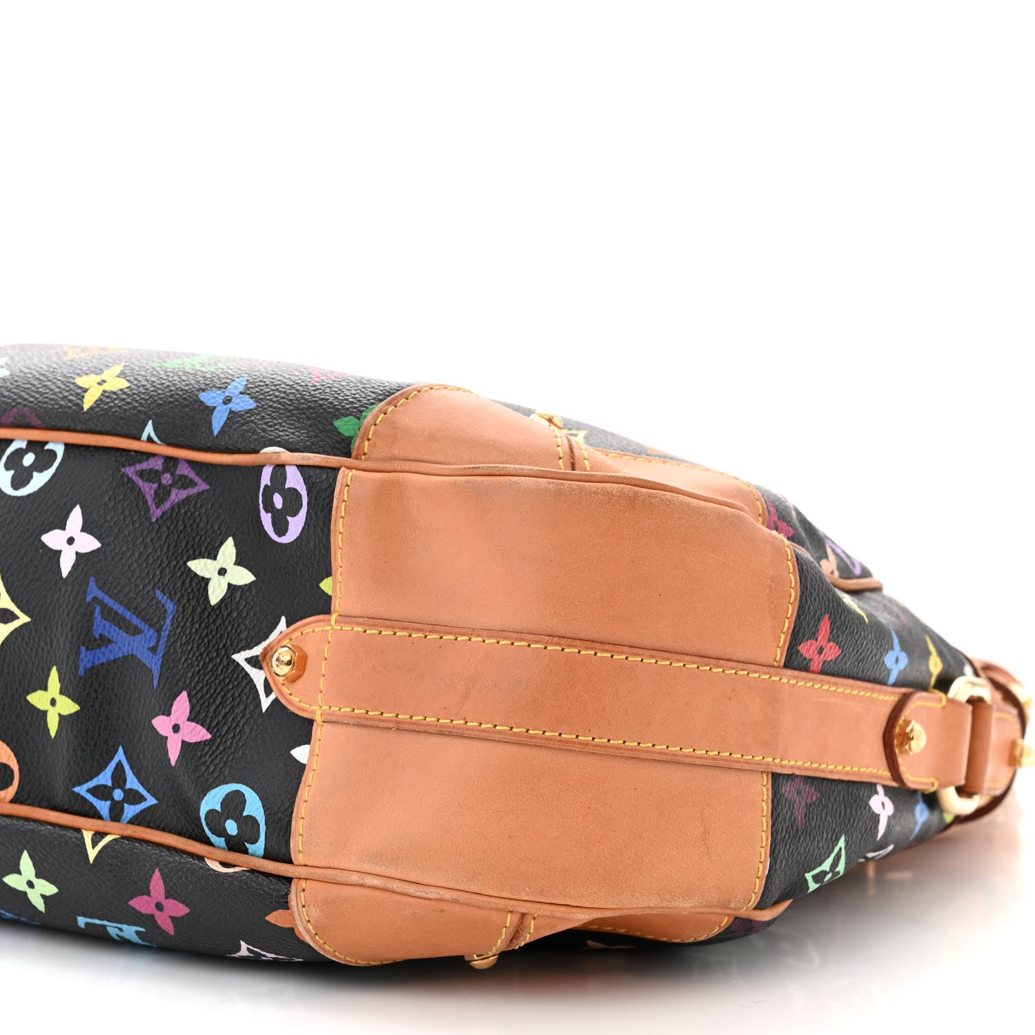 Louis Vuitton Monogram Multicolor Greta Black 9 of 10