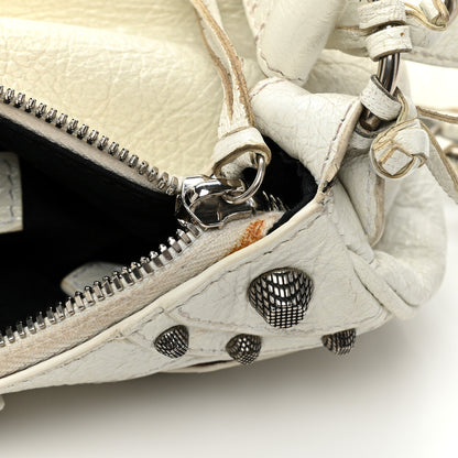 Balenciaga Agneau Arena Le Cagole Shoulder Bag XS Optic White 10 of 14