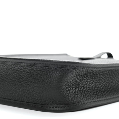 Hermes Taurillon Clemence Evelyne TPM Black 11 of 11