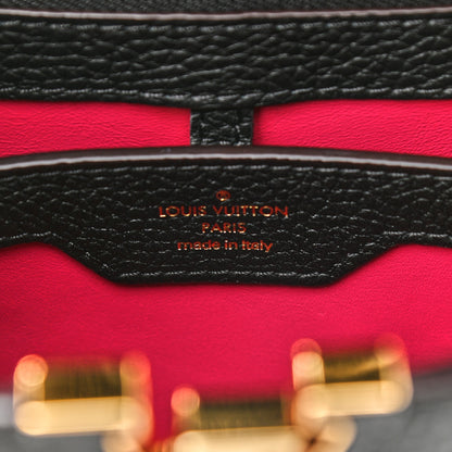 Louis Vuitton Taurillon Capucines BB Black 6 of 9