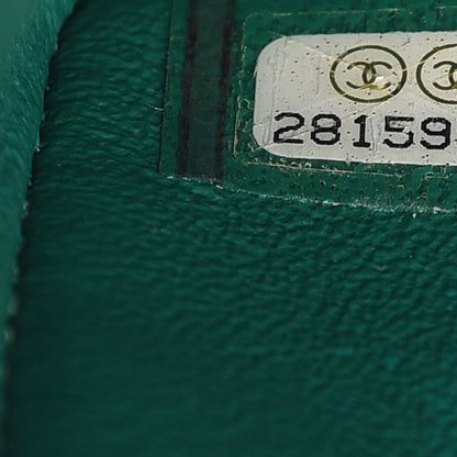 Chanel Aged Calfskin Quilted 2.55 Reissue Mini Flap Green 9 of 12