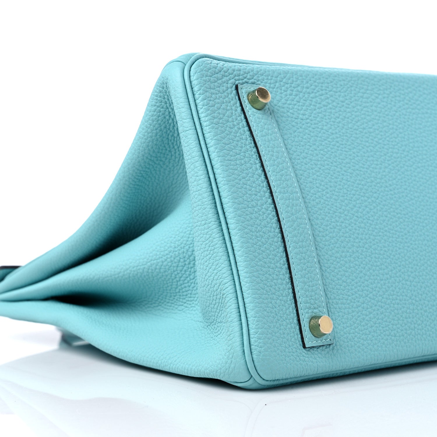 Hermes Togo Birkin 35 Bleu Atoll 8 of 9