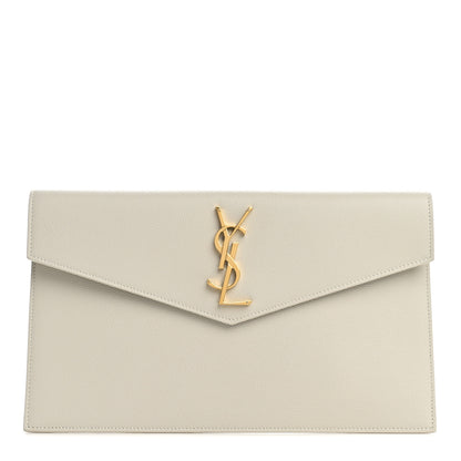 Saint Laurent Grain De Poudre Uptown Pouch Crema Soft 1 of 8