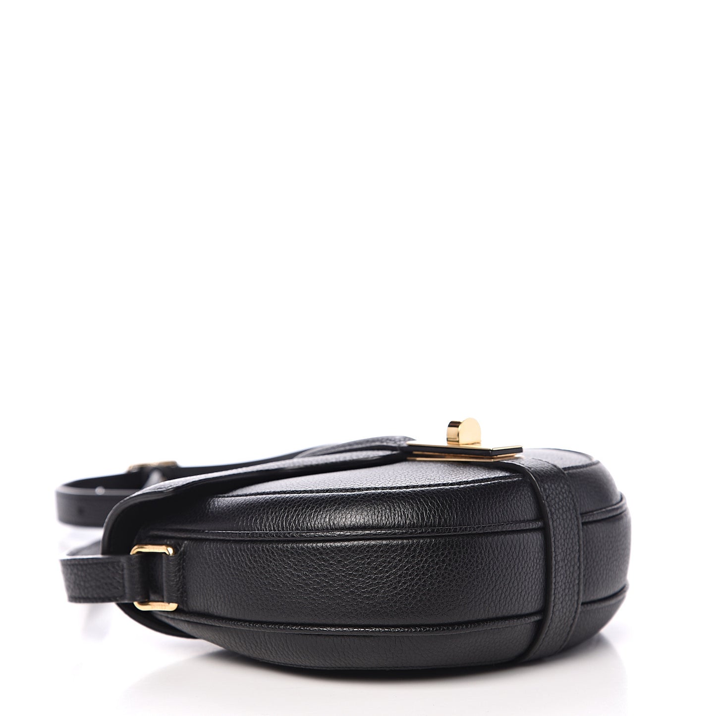 Grained Calfskin Besace Small 16 Black