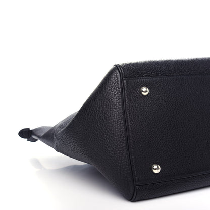 Hermes Taurillon Clemence Paris Bombay 37 Black 9 of 11