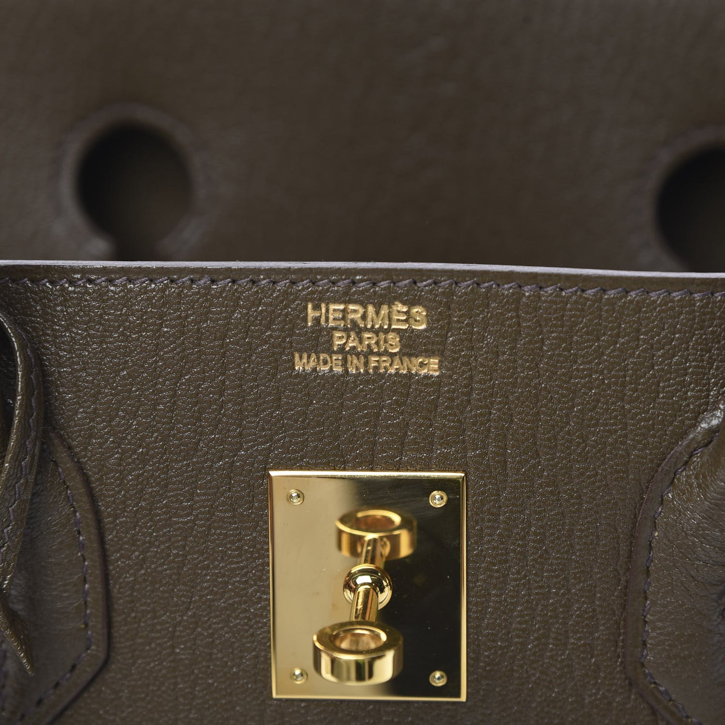 Chevre De Coromandel Birkin 35 Cafe