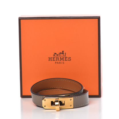 Hermes Swift Kelly Double Tour Bracelet T1 Gris Asphalt 7 of 7