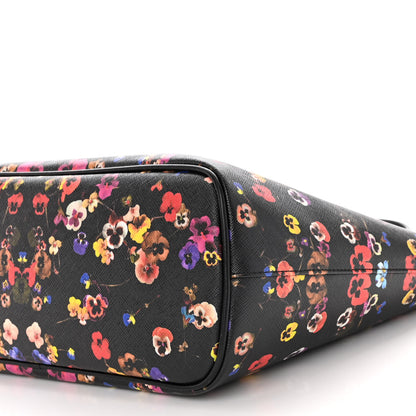Givenchy Textured Coated Canvas Floral Print Large Antigona Tote Black Multicolor 9 of 9