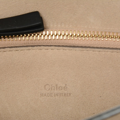 Chloe Suede Calfskin Medium Faye Shoulder Bag Black 6 of 6