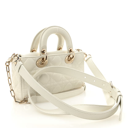 Christian Dior Lambskin Cannage Small Lady D-Joy Latte 7 of 31