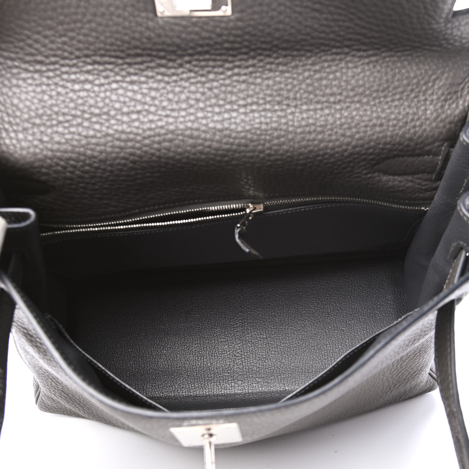 Hermes Taurillon Clemence Kelly Retourne 32 Graphite 4 of 8