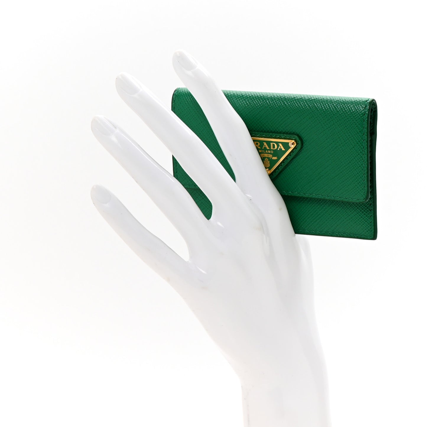 Saffiano Triangle Card Holder Wallet Mango