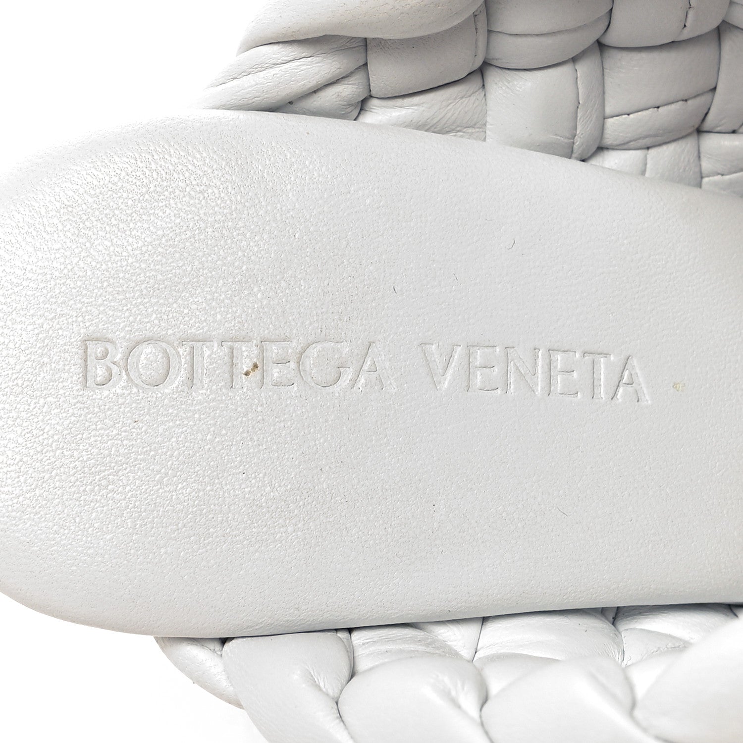 Bottega Veneta Nappa Twisted Padded Intrecciato Curve Slide Sandals 37.5 Optic White 7 of 10