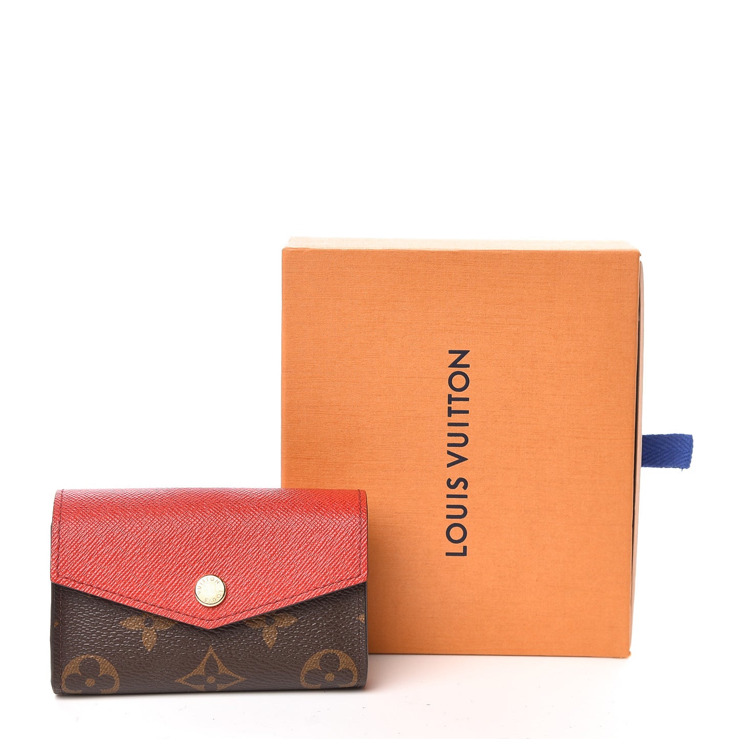 Monogram Sarah Multicartes Coquelicot