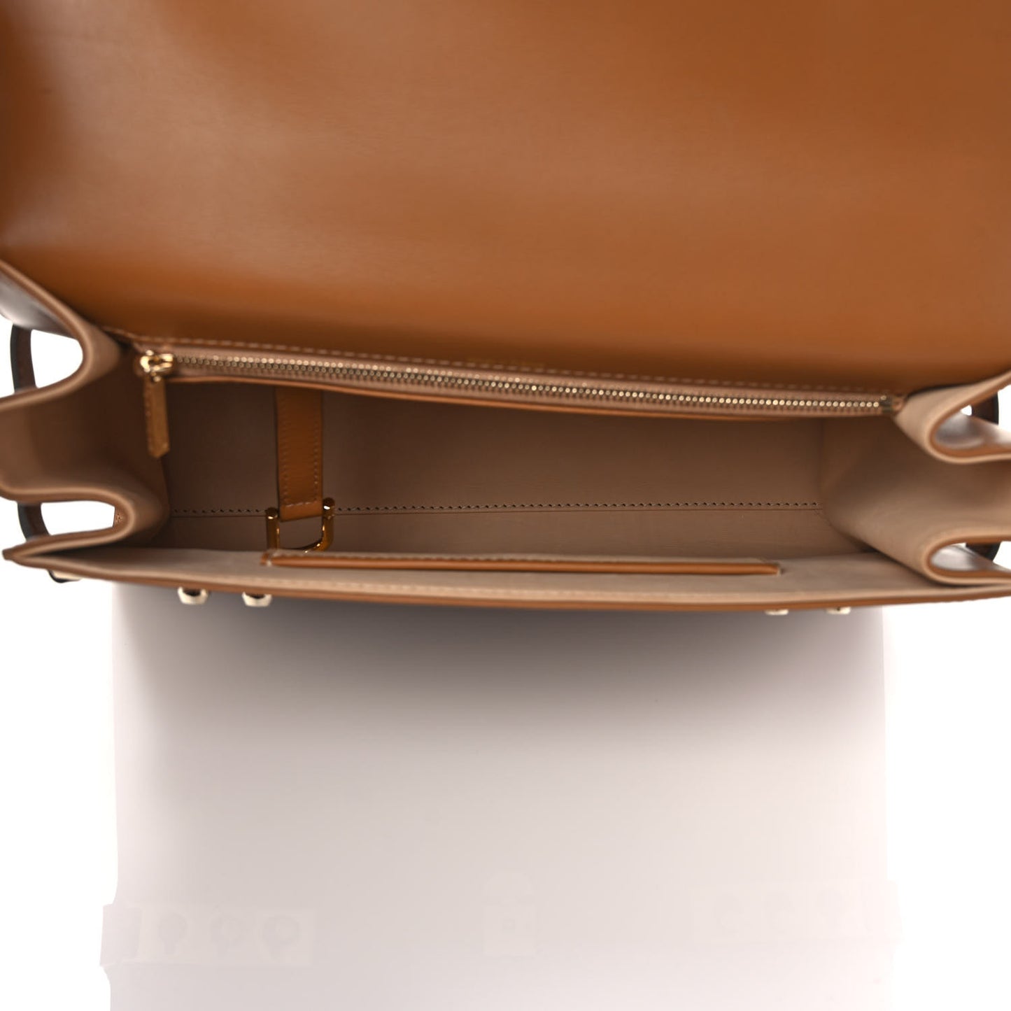 Calfskin GM Tempete Satchel Camel
