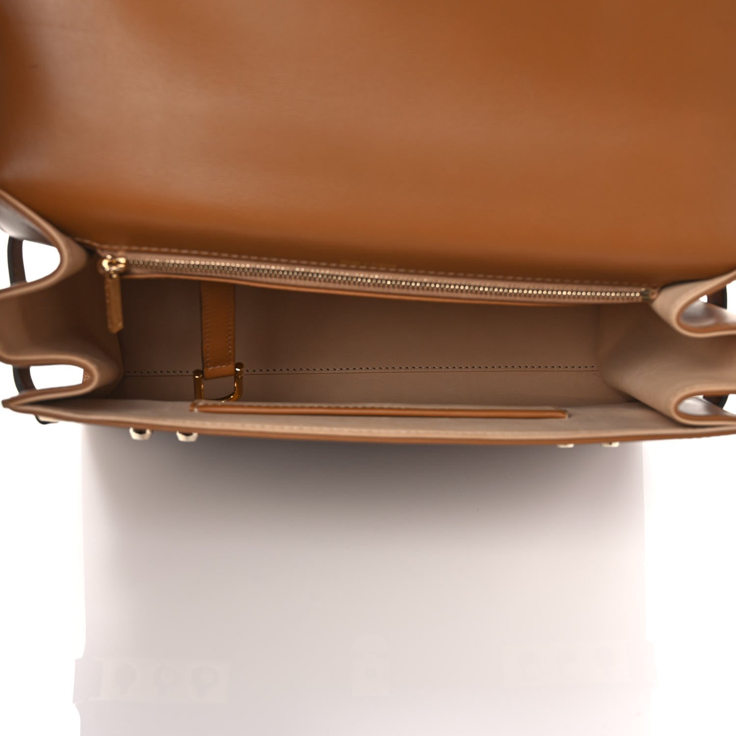 Delvaux Calfskin GM Tempete Satchel Camel 4 of 8